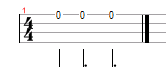 dotted notes tab