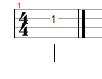f note ukulele tab