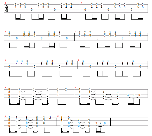 led zeppelin guitar chords