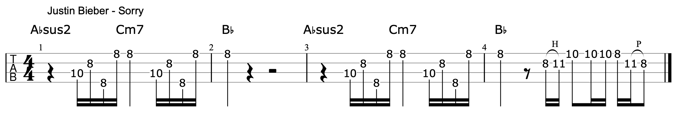 Ghost by Justin Bieber - Ukulele - Guitar Instructor